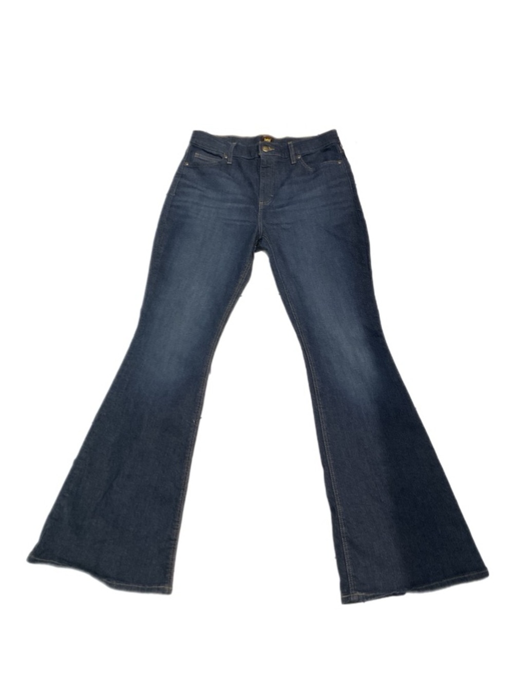 Lee Dark Wash Denim Blue Flared Women’s Jeans